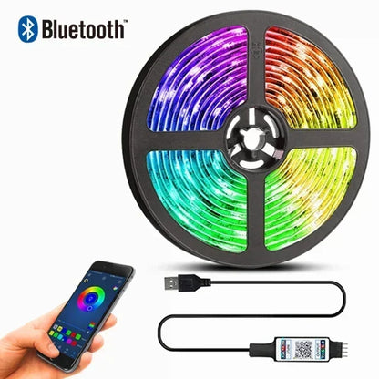 Luces LED RGB para Habitación – Tira USB 5V con App y Control Remoto