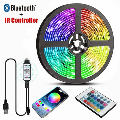 Luces LED RGB para Habitación – Tira USB 5V con App y Control Remoto